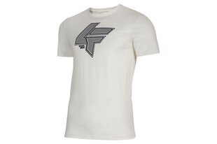 Marškinėliai vyrams 4F H4L21 TSM010, balti kaina ir informacija | Vyriški marškinėliai | pigu.lt