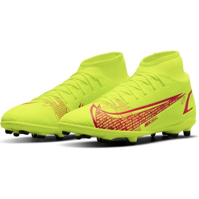 Futbolo bateliai Nike Mercurial Superfly 8 Club MG, geltoni kaina ir informacija | Futbolo bateliai | pigu.lt