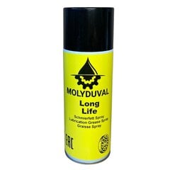 MOLYDUVAL - Long Life Spray - Vandeniui atsparus ilgalaikis purškimas kaina ir informacija | Mechaniniai įrankiai | pigu.lt