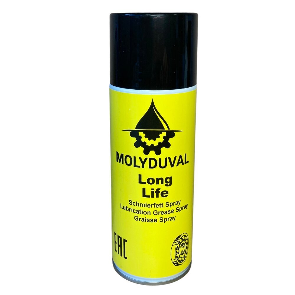 MOLYDUVAL - Long Life Spray - Vandeniui atsparus ilgalaikis purškimas kaina ir informacija | Mechaniniai įrankiai | pigu.lt