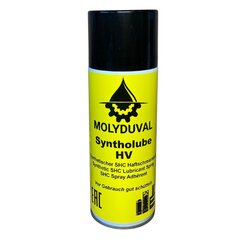 MOLYDUVAL - Syntholube HV Spray - Sintetinė polimerinė alyva aerozolyje kaina ir informacija | Mechaniniai įrankiai | pigu.lt