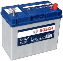 Аккумулятор Bosch 45Ah 330A S4020 цена и информация | Аккумуляторы | pigu.lt