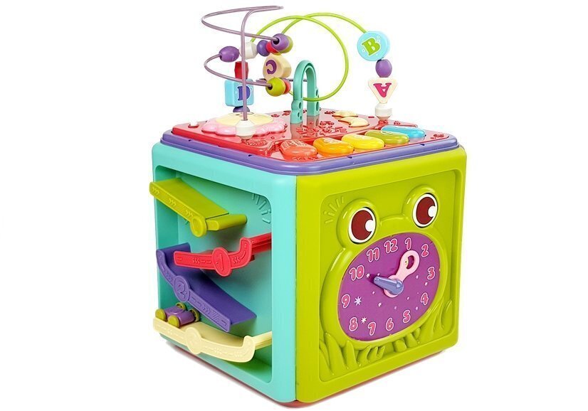 Daugiafunkcis lavinamasis kubas Lean Toys Game House kaina ir informacija | Žaislai kūdikiams | pigu.lt