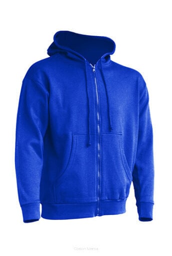 Megztinis su gobtuvu Hooded Unisex, mėlynas kaina ir informacija | Džemperiai vyrams | pigu.lt