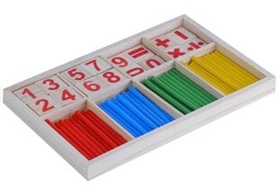 Деревянный обучающий набор для изучения математики цена и информация | Развивающие игрушки | pigu.lt