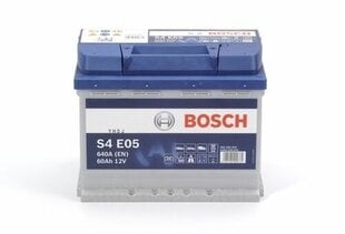 Аккумулятор Bosch EFB 60Ah 640A S4 E05 цена и информация | Аккумуляторы | pigu.lt