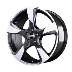 Cms C18 Diamond matt black 7.5R17 5X112/48 66.5 цена и информация | Литые диски | pigu.lt