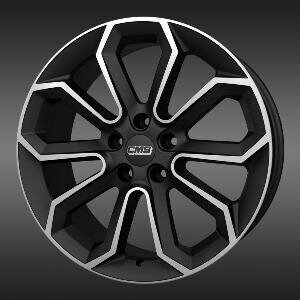 Cms C20 Diamond matt black 7.5R17 5X114.3/47 67.2 цена и информация | Ratlankiai | pigu.lt