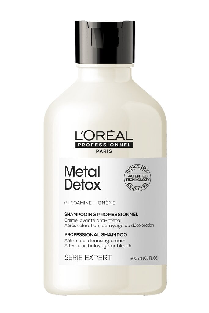 Valomasis plaukų šampūnas L'oreal Professionnel Metal Detox, 300 ml kaina ir informacija | Šampūnai | pigu.lt