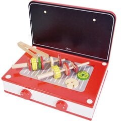 Деревянная мини-печь - мангал с аксессуарами цена и информация | Игрушки для девочек | pigu.lt