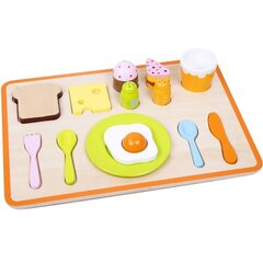 Деревянный набор для завтрака Classic World цена и информация | Игрушки для малышей | pigu.lt