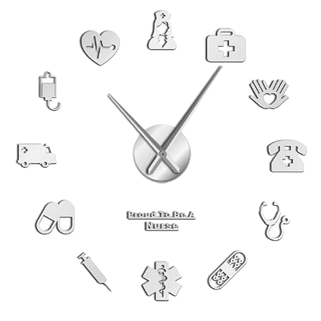 3D laikrodis Padėkos dovana slaugytojai(ui) kaina ir informacija | Laikrodžiai | pigu.lt