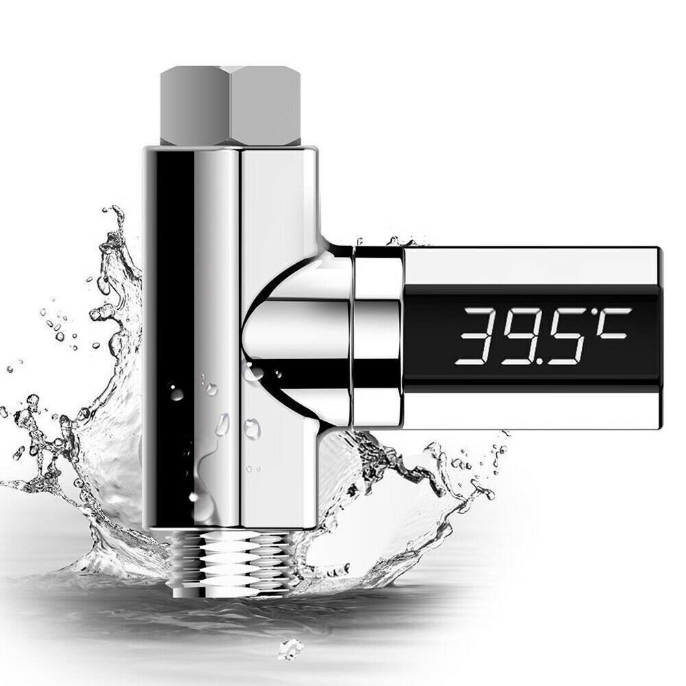 Skaitmeninis vandens termometras dušui kaina ir informacija | Vonios kambario aksesuarai | pigu.lt