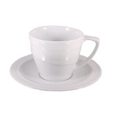 Berghoff porcelianinis puodelis su lėkštute 385 ml. kaina ir informacija | Taurės, puodeliai, ąsočiai | pigu.lt