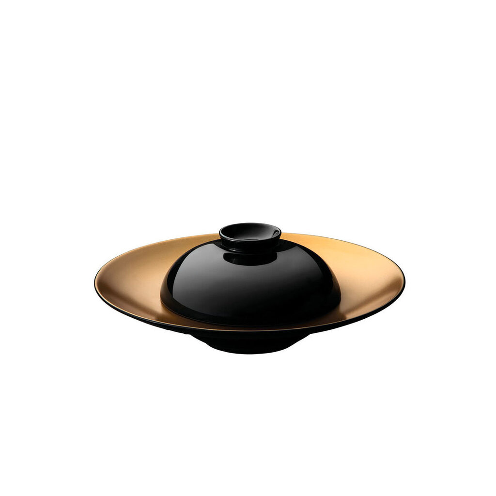 BergHOFF Serviravimo lėkštė ir dubuo Black & Gold kaina ir informacija | Indai, lėkštės, pietų servizai | pigu.lt