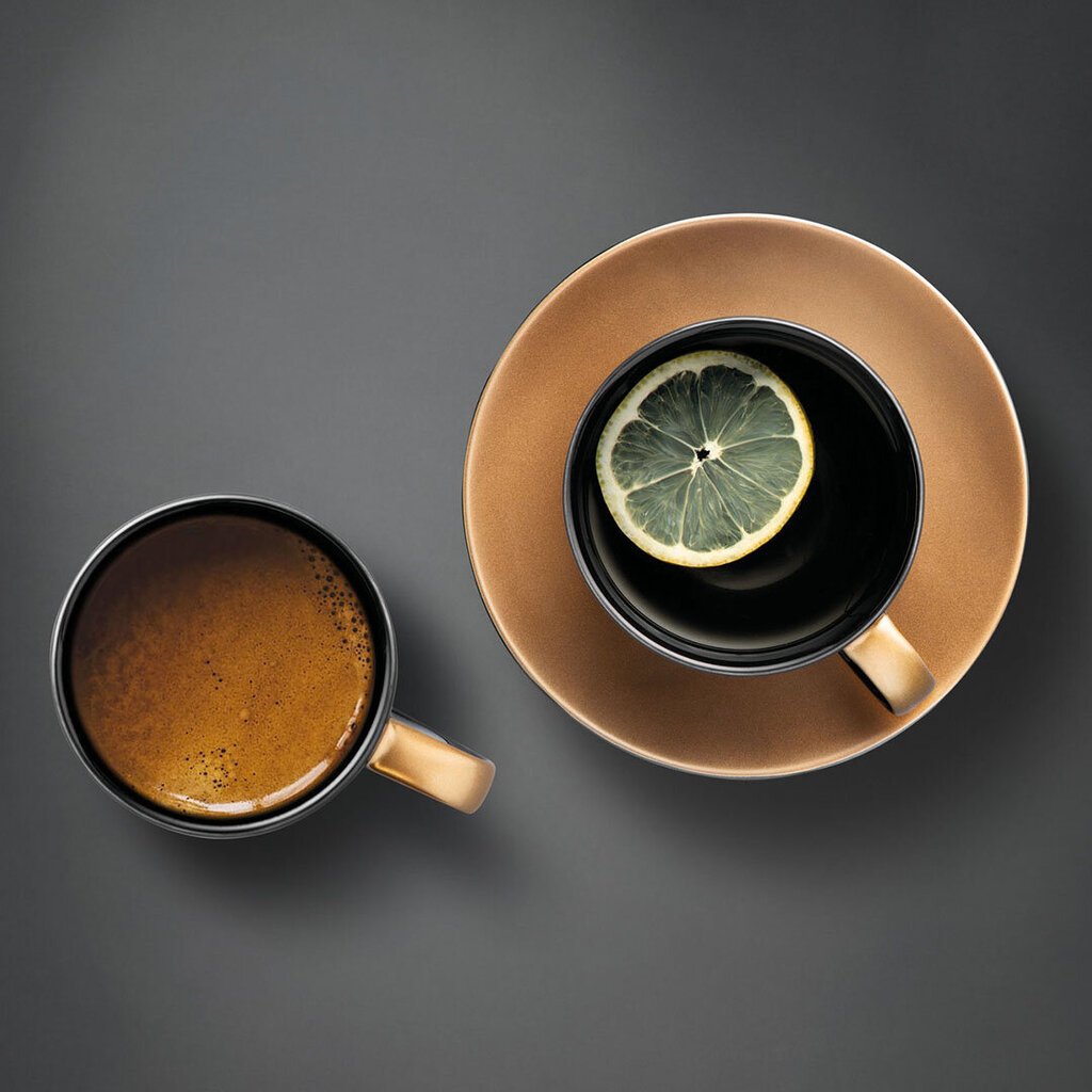 Berghoff 3 dalių kavos ir arbatos rinkinys Black & Gold kaina ir informacija | Taurės, puodeliai, ąsočiai | pigu.lt