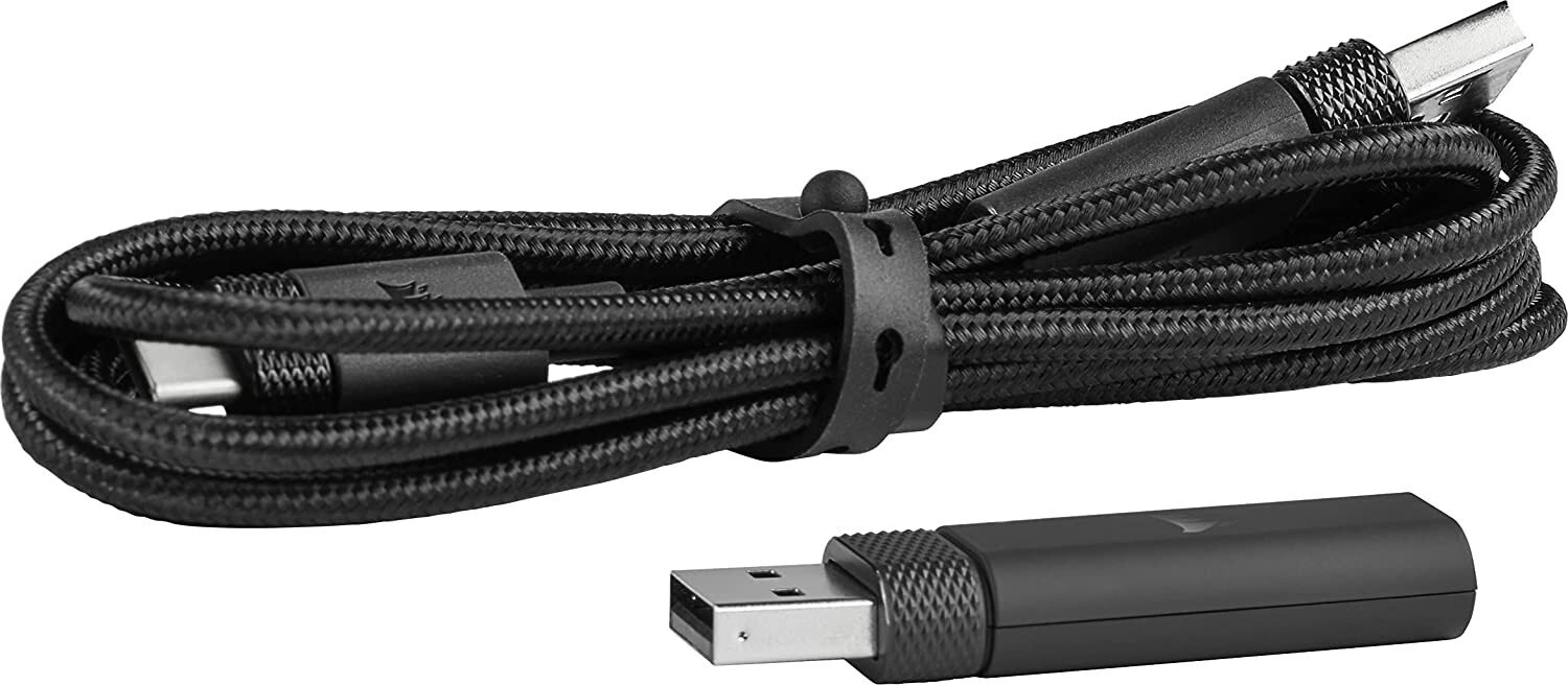 Corsair HS80 RGB Wireless Black kaina ir informacija | Ausinės | pigu.lt