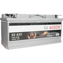 Аккумулятор Bosch AGM 105Ah 950a S5A15 цена и информация | Akumuliatoriai | pigu.lt