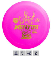 Диск для гольфа Discmania Distance Driver Mentor 11/5/-2/2 Розовый цена и информация | Диск-гольф | pigu.lt