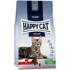 Happy Cat Culinary Adult Voralpen-Breast сухой корм для взрослых кошек с говядиной 4кг цена и информация | Сухой корм для кошек | pigu.lt