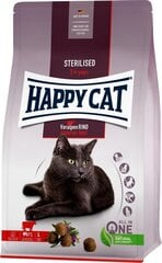 Happy Cat maistas sterilizuotoms katėms su jautiena Sterilised Voralpen Rind, 4 kg kaina ir informacija | Happy Cat Gyvūnų prekės | pigu.lt