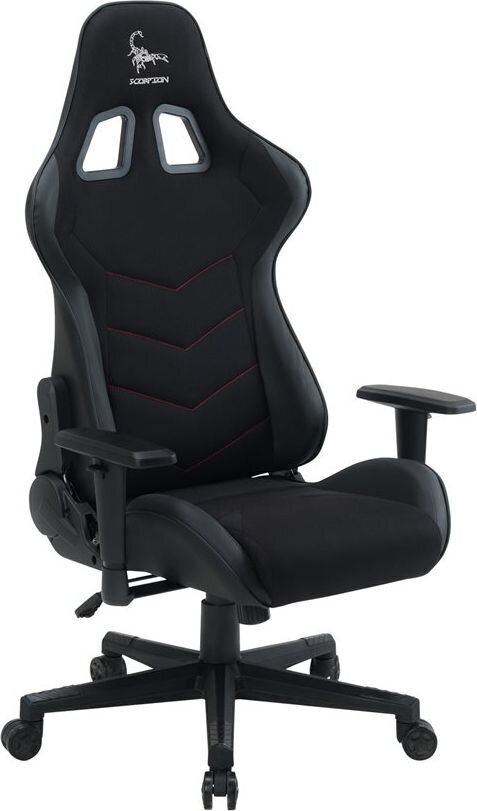 Žaidimų kėdė Gembird Scorpion, juoda kaina ir informacija | Biuro kėdės | pigu.lt