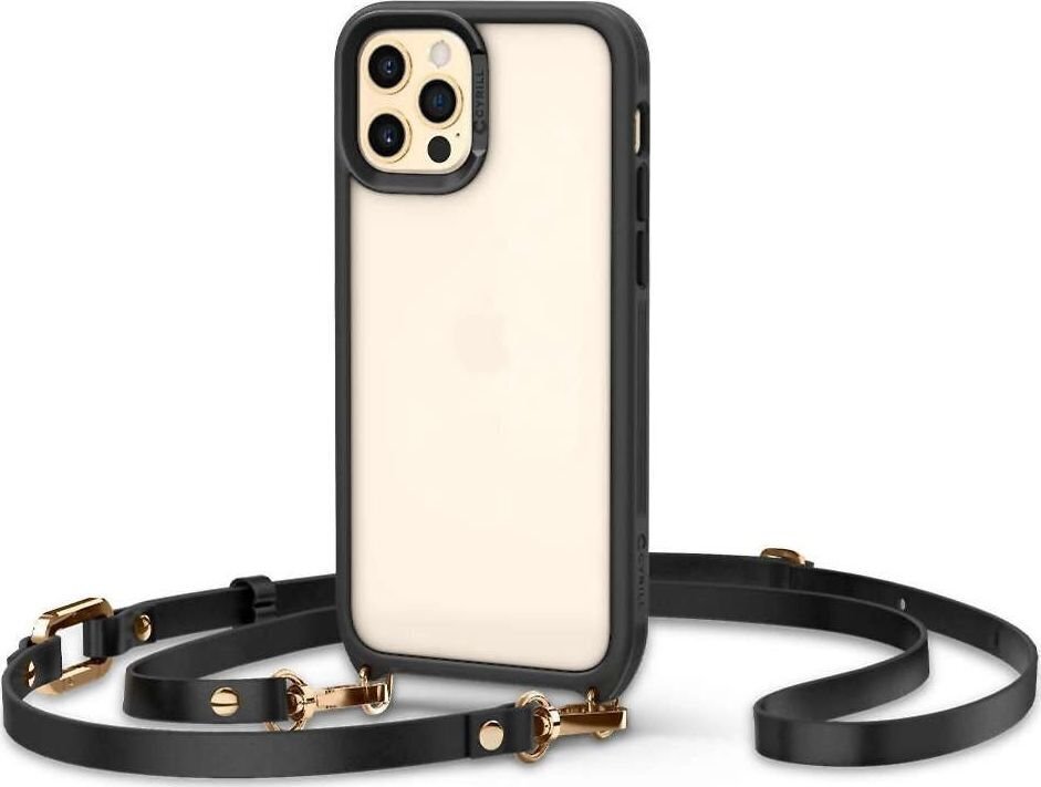 Spigen Cyrill Classic Charm Black iPhone 12 | 12 Pro dėklas kaina ir informacija | Telefono dėklai | pigu.lt