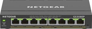 Komutatorius Netgear GS308EP-100PES kaina ir informacija | Komutatoriai (Switch) | pigu.lt