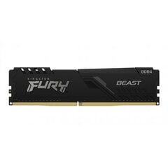Kingston Fury Beast 8 ГБ, DDR4, 3200 МГц (KF432C16BB/8) цена и информация | Оперативная память (RAM) | pigu.lt