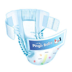 Экологические подгузники Pingo Ultrasoft Newborn с индикатором влажности, 1 размер (2-5 кг), 27 шт. цена и информация | Подгузники | pigu.lt