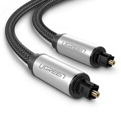 Аудио оптический кабель UGREEN AV108 Toslink, 1,5 м (серый) цена и информация | Кабели для телефонов | pigu.lt