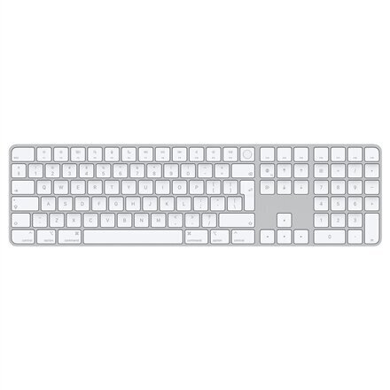 Magic Keyboard with Touch ID and Numeric Keypad for Mac computers with Apple silicon - International English - MK2C3Z/A kaina ir informacija | Klaviatūros | pigu.lt