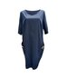 KOR KOR 7350 suknelė, mėlyna kaina ir informacija | Suknelės | pigu.lt