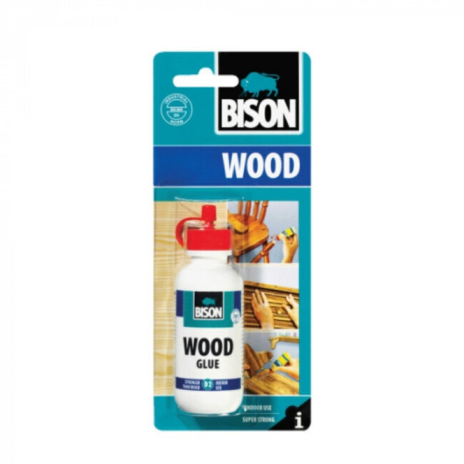 Medienos klijai Bison® Wood, 75 gr цена и информация | Klijai | pigu.lt