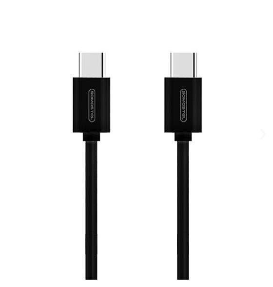 Somostel, USB-C to USB-C, 1.2 m kaina ir informacija | Kabeliai ir laidai | pigu.lt