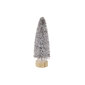 Kalėdų eglutė DKD Home Decor Medžio Kokoso pluoštas Sniegas (7 x 7 x 21 cm) kaina ir informacija | Kalėdinės dekoracijos | pigu.lt