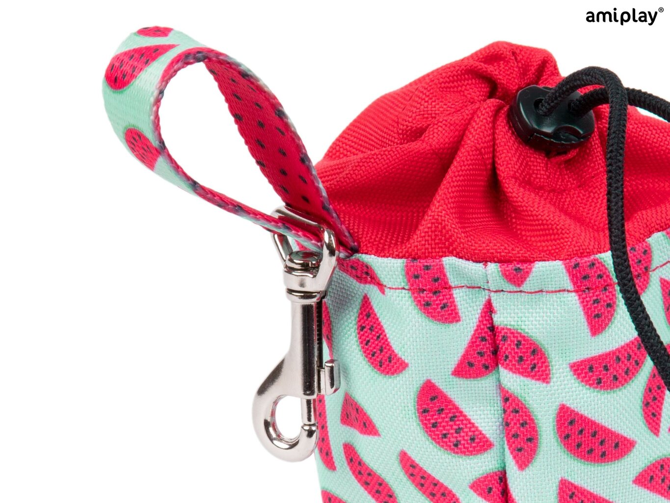 Amiplay maišelis šunų skanėstams Be Happy Watermelon kaina ir informacija | Dresūros priemonės šunims | pigu.lt
