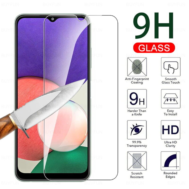 Blun Extreeme apsauginė plėvelė 0.33mm / 2.5D skirta Samsung Galaxy A22 5G (A226B) kaina ir informacija | Apsauginės plėvelės telefonams | pigu.lt