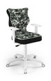 Biuro kėdė Entelo Duo ST33 6, juoda/žalia