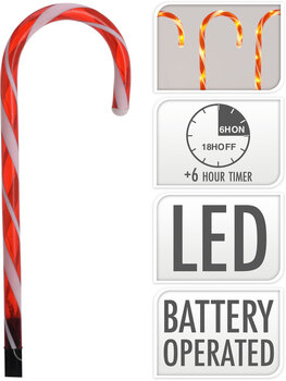 Kalėdinė dekoracija LED sodo žibintas, 8 vnt kaina ir informacija | Kalėdinės dekoracijos | pigu.lt