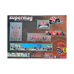 Magnetinis konstruktorius Supermag Ferrari F1 Car kaina ir informacija | Konstruktoriai ir kaladėlės | pigu.lt