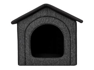 Hobbydog будка Black Ecolen+Black Oxford R1, 32x38 см цена и информация | Лежаки, домики | pigu.lt