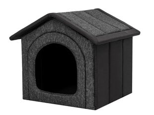 Hobbydog будка Black Ecolen+Black Oxford R1, 32x38 см цена и информация | Лежаки, домики | pigu.lt