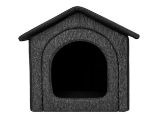 Hobbydog будка Black Ecolen+Black Oxford R3, 46x52 см цена и информация | Лежаки, домики | pigu.lt