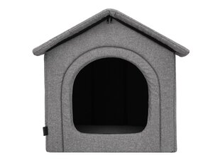 Hobbydog будка Graphite Ecolen R4, 55x60 см цена и информация | Лежаки, домики | pigu.lt