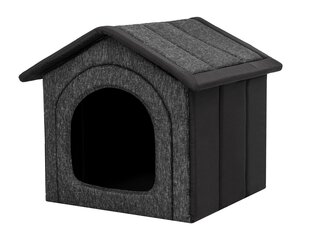 Hobbydog будка Black Ecolen+Black Oxford R4, 55x60 см цена и информация | Лежаки, домики | pigu.lt