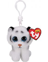 Pliušinis pakabukas baltas tigras TY Beanie Boos TUNDRA, 9 cm kaina ir informacija | Minkšti (pliušiniai) žaislai | pigu.lt