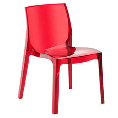 Kėdė Jewel 0123-17, raudona kaina ir informacija | Virtuvės ir valgomojo kėdės | pigu.lt
