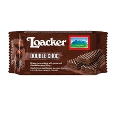 Vafliai Loacker Classic Double Choc, 45 g kaina ir informacija | Saldumynai | pigu.lt