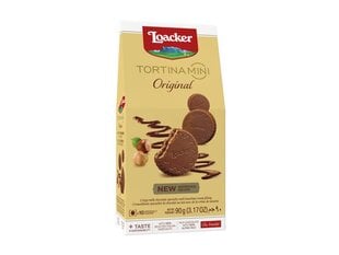 Loacker Tortina Mini Original Box 90 g x 15 цена и информация | Сладости | pigu.lt